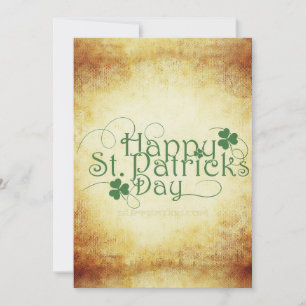 SlipperyJoe's Glad St. Patrick's Day semester Iris Julkort