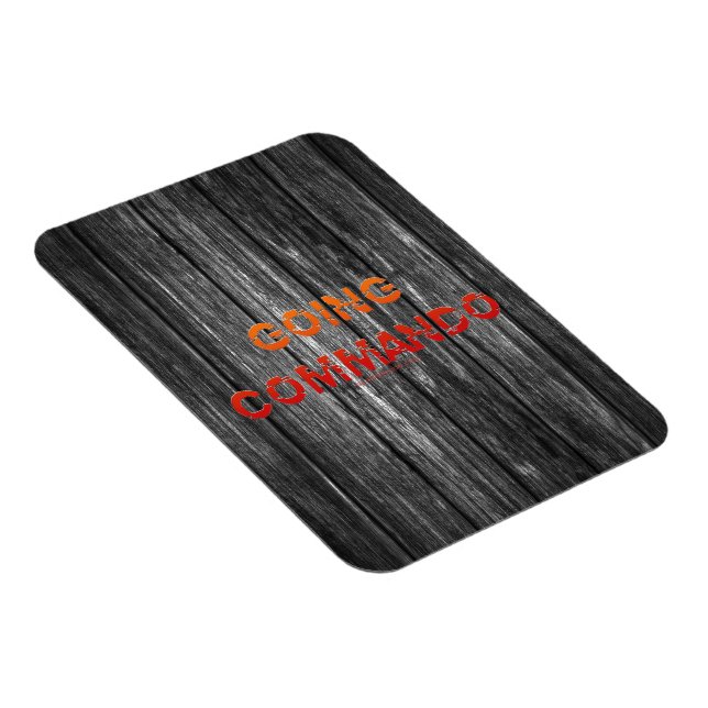 SlipperyJoe's Going Commando fet red orange lette Magnet (Högersidan)