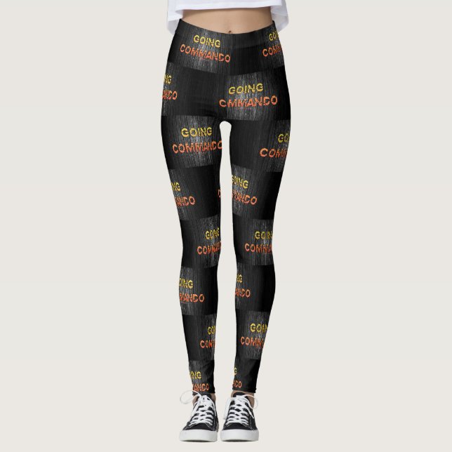 SlipperyJoes gör commando dive-bar energi råhet  Leggings (Framsida)
