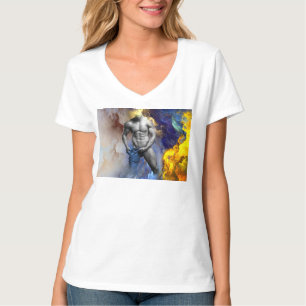 SlipperyJoe's gråskala muskulösa manliga kroppsbyg T Shirt