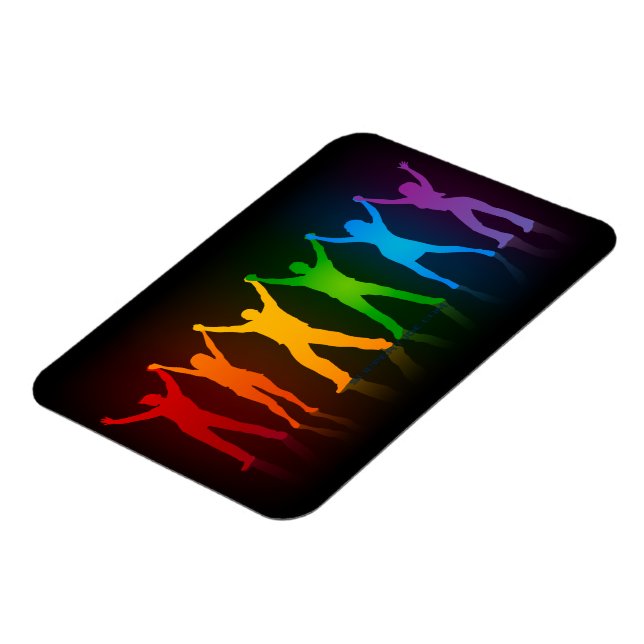 SlipperyJoes grupp människor som håller i händer f Magnet (Vänstra Sidan)