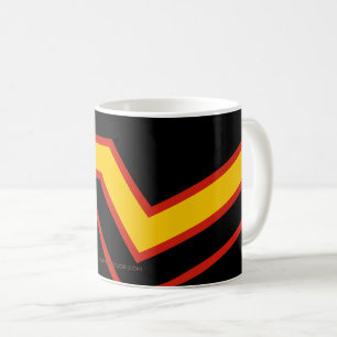 SlipperyJoe's gummi regnbågsflagga pilar chevroner Kaffemugg