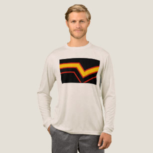 SlipperyJoe's gummi regnbågsflagga pilar chevroner T Shirt