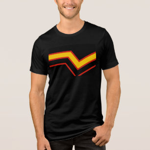 SlipperyJoe's gummi regnbågsflagga pilar chevroner T Shirt