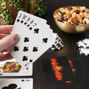 SlipperyJoe's Halloween massiva eldiga bokstäver c Casinokort