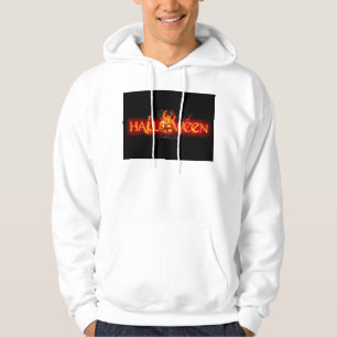 SlipperyJoe's Halloween massiva eldiga bokstäver c Hoodie
