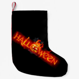 SlipperyJoe's Halloween massiva eldiga bokstäver c Liten Julstrumpa