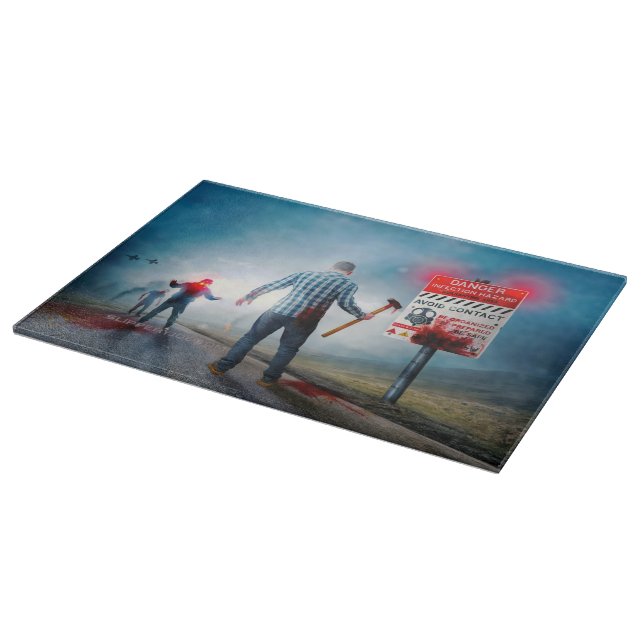 SlipperyJoe's happy halloween-glödande ögon zombie (Hörn)