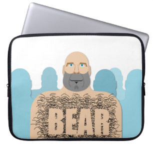 SlipperyJoe's hårkropp, kroppsdel, ork ca Laptop Fodral