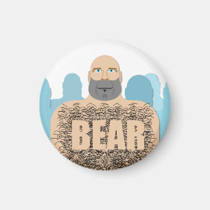SlipperyJoe's hårkropp, kroppsdel, ork ca Magnet