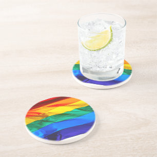 SlipperyJoe's Hbtq-priståndsflagga vajar stolthets Underlägg