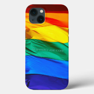 SlipperyJoe's HBTQ-stolthetsflagga vajande röd ora