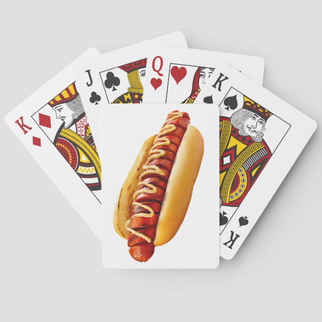 SlipperyJoes hett-hund kapslade mjuka bun-vibreran Casinokort (Baksidan)