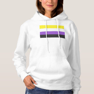 SlipperyJoe's Icke-binära Pride Flagga gul vit pu T Shirt