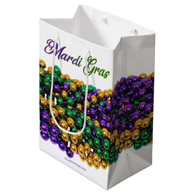 SlipperyJoe's ikoniska Mardi Gras-tema bild elega (Framsidan Vinklad)