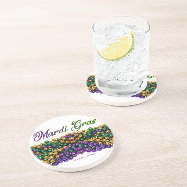 SlipperyJoe's ikoniska Mardi Gras-tema bild elega Underlägg (Sidan)