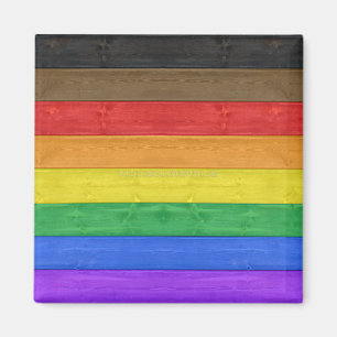 SlipperyJoe's inkluderande HBTQ-stolthetsflagga te Magnet