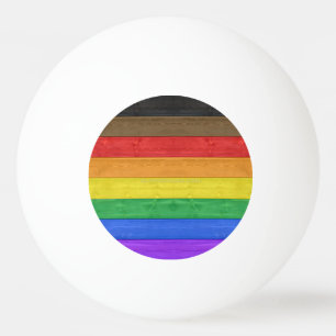 SlipperyJoe's inkluderande HBTQ-stolthetsflagga te Pingisboll