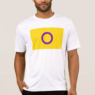 SlipperyJoe's Intersex stolthet flagga gul bakgrun T Shirt