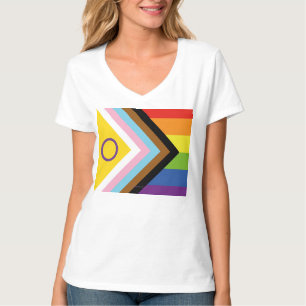SlipperyJoe's Intersex stolthet flagga gul bakgrun T Shirt