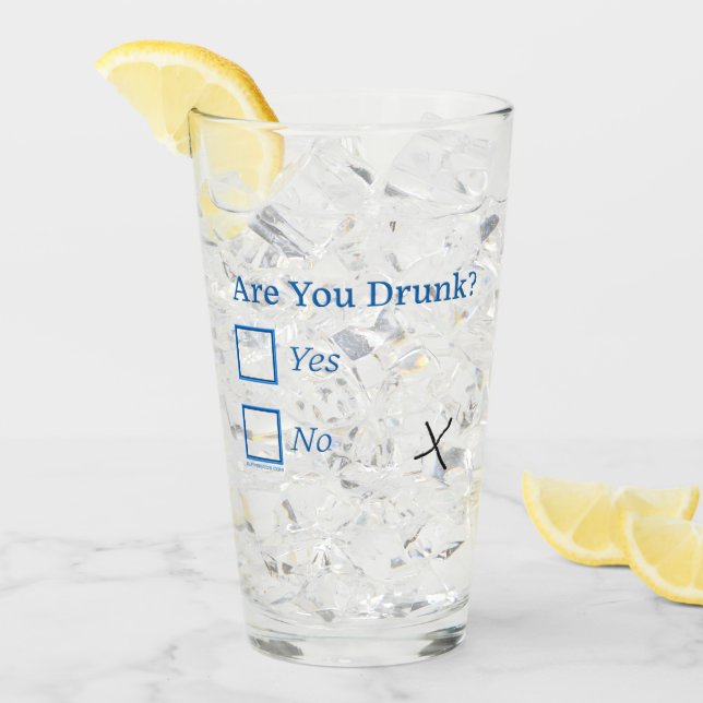 SlipperyJoe's Is you Drunk hammermered box c Glaskopp (Framsida Ice)