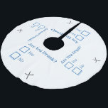 SlipperyJoe's Is you Drunk hammermered box c Julgransmatta Borstad Polyester<br><div class="desc">SlipperyJoe's Is you Drunk hammermerbocklådor checkmark tipsy-slöjd blå brev x-berusad tre lakan till de vind konstnärliga beryktade gay pride-presenterna LGBTQIA</div>