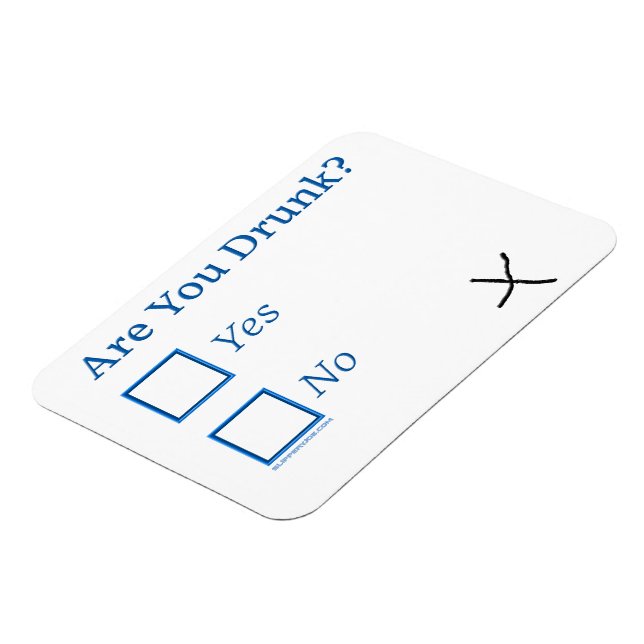 SlipperyJoe's Is you Drunk hammermered box c Magnet (Vänstra Sidan)