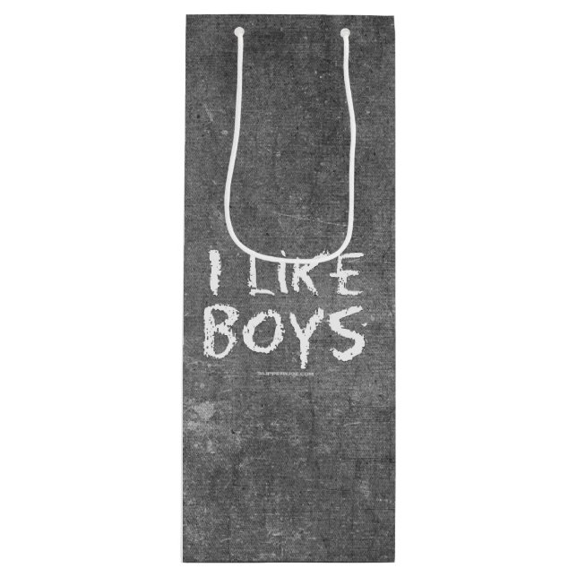 SlipperyJoe's Jag gillar Boys mörk i schalkboard (Framsidan)