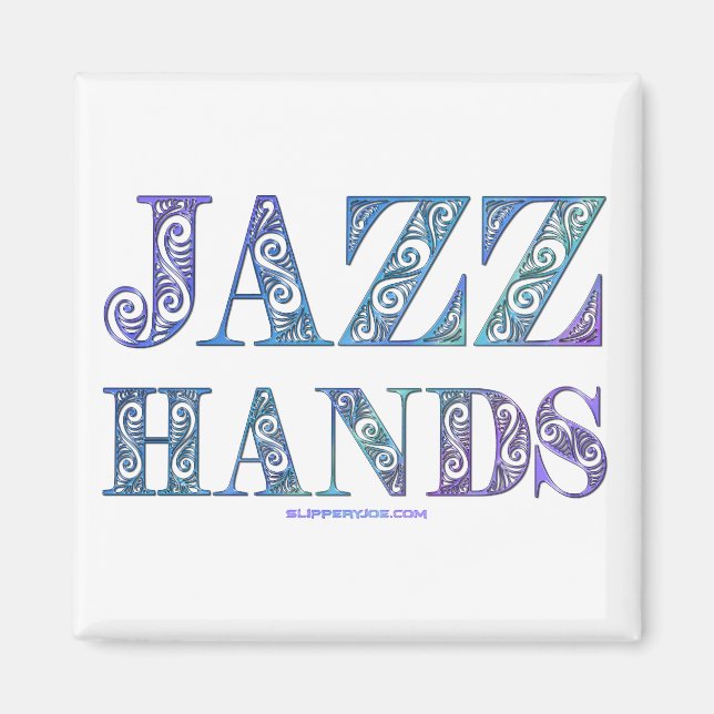 SlipperyJoe's Jazz Hands Broadway musikaler dansar Magnet (Framsidan)