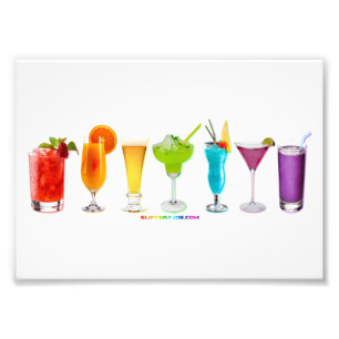 SlipperyJoe's jublar alkohol cocktails LGBTQIA gay Fototryck