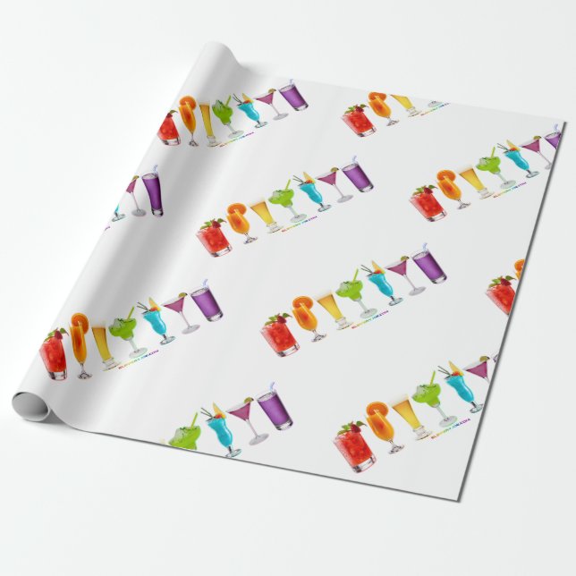 SlipperyJoe's jublar alkohol cocktails LGBTQIA gay Presentpapper (Utrullad)