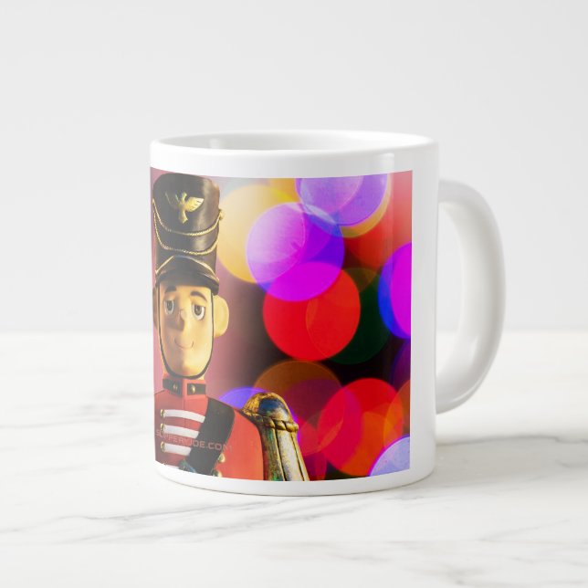 SlipperyJoes julklassiska leksaks soldatsvän Jumbo Mugg (Framsida höger)