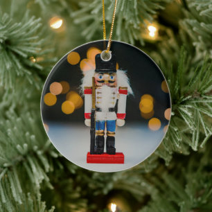 SlipperyJoes julklassiska nötknäpparprydnad Julgransprydnad Keramik