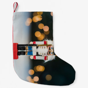 SlipperyJoes julklassiska nötknäpparprydnad Liten Julstrumpa