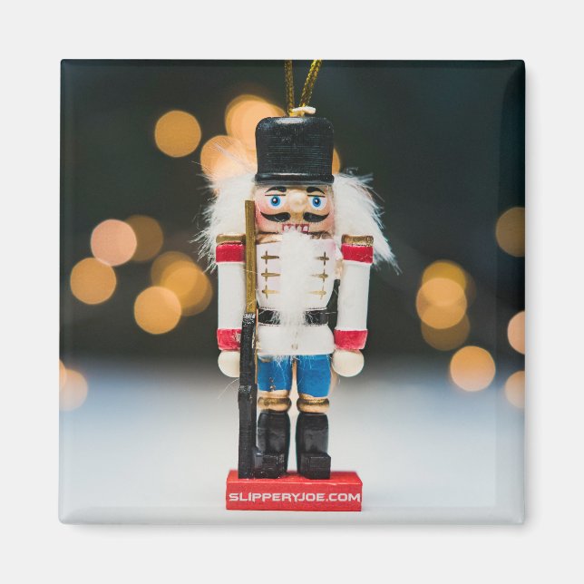 SlipperyJoes julklassiska nötknäpparprydnad Magnet (Framsidan)