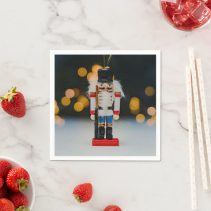 SlipperyJoes julklassiska nötknäpparprydnad Pappersservett