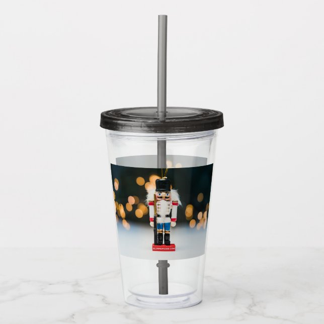 SlipperyJoes julklassiska nötknäpparprydnad Take Away Mugg (Framsida)