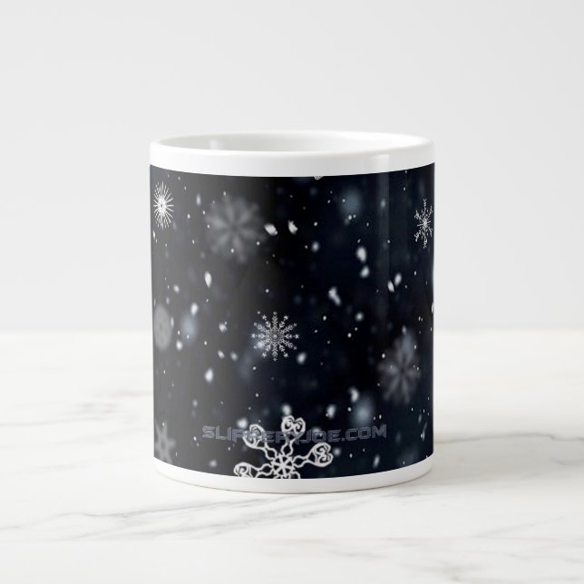 SlipperyJoes julvinter magiska fredliga vid Jumbo Mugg (Framsidan)