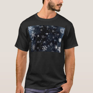 SlipperyJoes julvinter magiska fredliga vid T Shirt