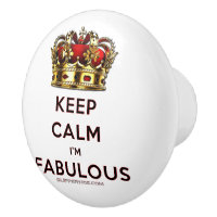 SlipperyJoe's keep calm fantastiska gyllene krona 