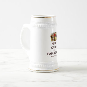 SlipperyJoe's keep calm fantastiska gyllene krona Sejdel