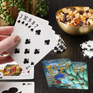 SlipperyJoes kille älskar din klocka HBTQIA konstn Casinokort