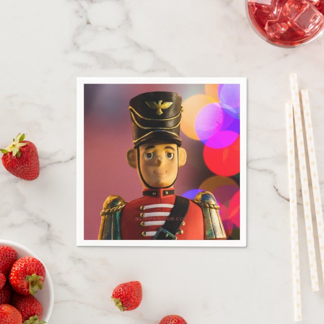 SlipperyJoes klassiska julgranstsoldat vän Pappersservett (Insitu)