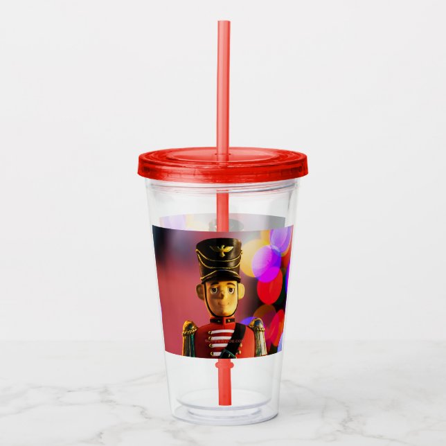 SlipperyJoes klassiska julleksakssoldatvän Take Away Mugg (Framsida)