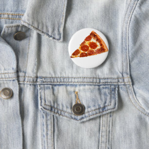 SlipperyJoes klassiska pepparoni-pizza skiva smält Knapp