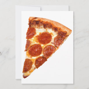 SlipperyJoes klassiska pepparoni-pizzabit smält Julkort