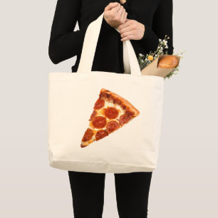 SlipperyJoes klassiska pepparoni pizzasbit smält Jumbo Tygkasse