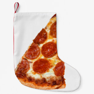 SlipperyJoes klassiska pepparoni pizzasbit smält Liten Julstrumpa