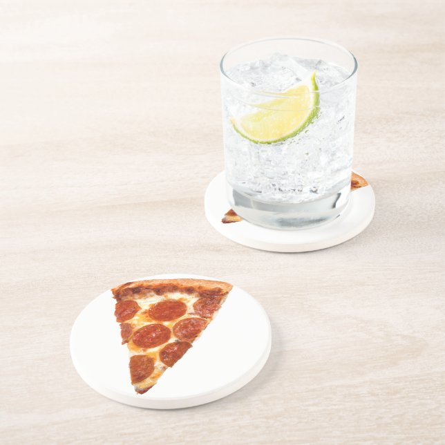 SlipperyJoes klassiska pepparoni pizzasbit smält Underlägg (Sidan)
