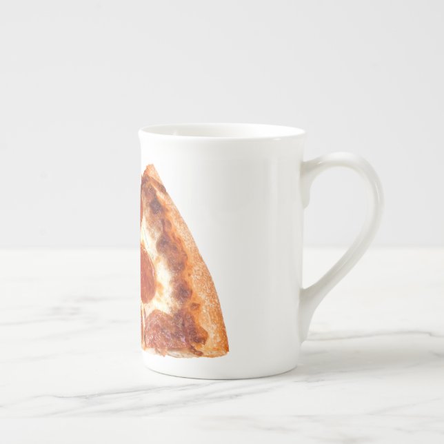 SlipperyJoe's klassiska pepperonipizzabit smält Benporslin Mugg (Höger)